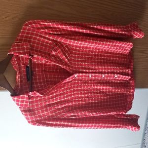 Tommy Hilfiger plaid button up shirt